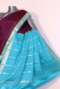 Contrast Classic Pure Mysore Crepe Silk Saree